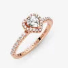 Heart Rose Princess Bone Stacking Wedding Rings Set DIY Fit Style Ring Jewellery