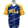 Baseball Jerseys Mulheres Juventárias Meninas Alfândegas UCLA Bruins Jersey de beisebol Qualquer nome e número Jersey Hight Qualidade Tamanho S-4xl