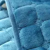 Tampa de cadeira de cor sólida espessa de cachorro macio capa de toalha macia canto de almofada para decoração de sala decoração slip resistente ao sofá