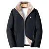 Men's Down Winter Jacket Warm Thick Fleece Parkas Windproof Outerwear Plus Size Autumn Man Clothing M-8XL