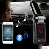 بلوتوث السيارة مجموعة السيارة Bluetooth 5 0 FM Transmitter Kit Mp3 Modator Player Wireless O -Receiver Dual USB Charger 3 1A Drop Dhlf6