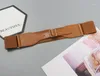 Cintos da marca feminina Brand Fashion Belt Spring Summer Summer 2022 Cintura elástica preto Braço marrom vermelho marrom para vestir