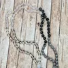 Chaînes Grounding Clarity Mala Collier 108 Perles Noué Tassel Yoga Bijoux Clair Q-uartz Labradorite Et Hématite Colliers