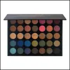 Oogschaduw schoonheid geglazuurde 35 kleur hoog glans matte oogschaduw natuurlijke glitter glitter glinstering lumineuze druppel levering gezondheid make -up ogen dhquo