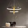 Lámparas de araña Led chino de bambú de cobre dorado negro colgando lustre lustre suspensión luminaria lampen para comedor de vestíbulo