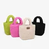 Top trendige Lammwolle Tasche Herbst und Winter Damen Lammwolle Candy Color Winter Umhängetaschen