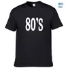 T-shirts pour hommes T-shirts d'été pour hommes 80's Letters Print Tshirt Cotton Casual Funny ShirtSummer