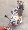 Islamski cyfrowy automatyczny zegarek 40 mm jakość 5711 zegarek 316L Skórzany pasek ze stali nierdzewnej szafirowy szklanka 111231h
