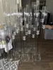 Bougeoirs 6 pièces 2022 128cm de haut candélabre en acrylique transparent centre de mariage cristal 5 bras 8 bras pour la fête