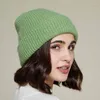BERETS VISOVER 13 Colorway Unisex Solid Fur Cashmere Woman Winter Hat Matched Soft Autumn Bonnet Warm Skullies Gift
