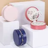 Travel Jewelry Box Mini Portable Storage Organizer with Mirror for Rings Earrings Necklaces Bracelets XBJK2211