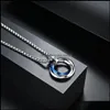 Pendant Necklaces Pendant Necklaces Pendants Jewelry Cool Design Street Hiphop Style Men Titanium Steel Necklace Black Gold Sier Pla Otpmk