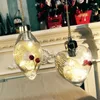 سلاسل 1pc قلادة مضيئة زخرفة شجرة عيد الميلاد للمنزل الإضاءة العطلة الإضاءة الجنية GARLAND LR44 BUTTARY NAVIDAD DICER