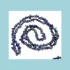 Stone 8Mm New Fashion Diy Making Loose Nets Beads For Bracelet Necklace Jewelry 5-8Mm Real Natural Lapis Lazi Stone Chips Drop Delive Dh5S4