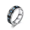 Reduce Anxiety Rotatable Moon Solar Ring Band Stainless Steel Solar Decompress Rings for Women Men Fashion Jewelry