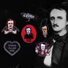 Broşlar büyük yazar şair edgar allan poe broş nevermore kuzgun karga cadılar bayramı tuhaf gotik korku pimi literatür kitap kurdu hediyesi