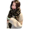 Scarves designer 2022 Network Red New Classic Versatile ins Fashion Double F L H Scarf Letter Shawl Cashmere Women's Winter GRLL