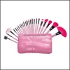 Makeup Brushes Wholesale Cosmetics Brushes Gift Bag Of 24 Pcs Makeup Brush Sets Professional Eyebrow Powder Foundation Shadows Pince Dhhwn