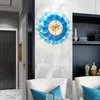 Horloges murales de luxe décorées horloge salon cuisine chambre mode inhabituelle design moderne enfants Duvar Saati décor