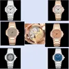 ZF 7118 Montre de luxe hombres Relojes 35.2x8.62mm 324SC ultrafino Movimiento mecánico automático Reloj de diamantes de acero chapado en oro de 18 quilates Relojes de lujo Relojes de pulsera