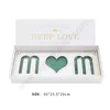 Fleurs décoratives 10 pièces coffrets cadeaux mère maman paquet coeur forme luxe couvercle Saint Valentin fleur carton papier mariage personnalisé jour 2022