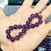 Strand MG1151 10 mm Natural Amethyst Bead Armband för män högkvalitativ ädelsten energy smycken