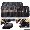 Makeup Brushes Wholesale Cosmetics Brushes Gift Bag Of 24 Pcs Makeup Brush Sets Professional Eyebrow Powder Foundation Shadows Pince Dhhwn