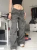 女性用パンツCapris Tawnie Y2K Cargo Baggy Streetwear Fairycore特大のズボンヴィンテージカジュアルルーズスウェットパンツ221103