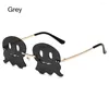 Sunglasses Funny Rimless Octopus For Women And Men Novel Halloween Cosplay Party Glasses Trendy UV Protection Sun5442276