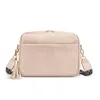 Plunjezakken chique luipaard gitaarband crossbody tas dames retro kwastje schouderbeurs