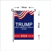 Banner Bandiere Presidente Donald Trump 2024 Bandiera 30X45Cm Maga Republican Usa Bandiere Anti Biden Never Funny Garden Campaign Banner 1134 V Dhy6O