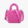 Top trendige Lammwolle Tasche Herbst und Winter Damen Lammwolle Candy Color Winter Umhängetaschen