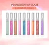 Lip gloss waterdichte glitter vloeibare lippenstift holografische lipgloss tint zeemeermin glanzende pigment lippen make -up