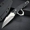 Тактические ножи EDC с фиксированным лезвием 7Cr13Mov Sharp Blade G10 Ручки Выживание На открытом воздухе Снаряжение Повседневное ношение Охотничьи карманные ручные инструменты с оболочкой Kydex