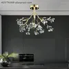 Ljuskronor Kostking Flower Design Modern Crystal Chandelier Lights AC110V 220V Chrome vardagsrum sovrumslampa