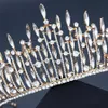 Palace Style Light Luxury Crystal Birthday Present Goddess Headwear Bridal Wedding Dress Crown TS-J2856G