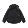 Mens Designer Coats Down Jacket Black Puffer Jacket för män och kvinnor Sky Blue Parkas enkel stil vanlig färg ytterkläder us size vinter förtjockning överrock