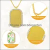 Pendant Necklaces Pendant Necklaces Sublimation For Women Heat Transfer Blank Necklace Base Wit Amycq Drop Delivery 2022 Jewelry Pend Otoeg
