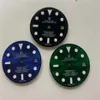 Blue Luminous 29mm Watch Dial With R Logo For 2836 2824 8215 And Mingzhu Movement Repair Tools & Kits312s