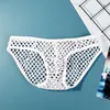 Onderbroek heren sexy low-rise mesh slipjes knickers bikini ondergoed briefs ademende holle binnenkleding elastische mannelijke ondergoed