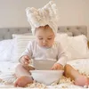 Chapeaux 2023 bébé coton chapeau enfants pop-corn nœud papillon chapeaux tête accessoires inde bonnet casquette enfants Turban hauts