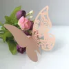 3D Hollow Out Butterfly Wall Sticker Decoration DIY Home Home Assovable Butterfly Party Play Play Place Paper Card BH7889 TYJ