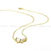 Pendant Necklaces Arrival Flying Butterfly Gold Plating White Shell Summer Chain Necklace Lovely Women Gift Jewelry 10pcs