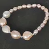 Strand Wholesale Real Pearls Bracelets For Lots 20 Strands 5-6mm Rice Aand 10-12mm Baroque Pearl