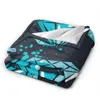 Cobertores Blanket Abstract Diamond Shine Padrão leve Luz fina lavagem mecânica quente arremesso macio no sofá -cama Travel Patchwork