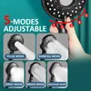 Bathroom Shower Heads 5 Modes Adjustable Head with Filter Water Saving Rainfall Self-cleaning Silicone Nozzle Accessories 221103