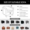 Pokrywa krzesełka geometryczna sofa z nadrukiem sofa rozciąganie spandex kawy klub salon sala meble meble obrońcy