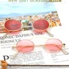 النظارات الشمسية HKNA 2022 Round Punk Women Retro Eyewear Women/Men Grand Grands Glasses Mirror Gafas de Sol Para Hombre UV400