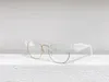 Les lunettes pour femmes cadre l'objectif transparent des hommes du soleil Sun Gass Style prot￨ge les yeux UV400 avec le bo￮tier 86wv