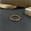 Fashion Men Women Rings Brand Designer Ring Luxury 18K Rose Gold Couple Ring Party Wedding Daily Accessories 1084580